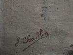 J. CHATELIN (XIX-XXème)
Voiliers près du moulin
Huile sur toile signée en...