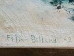 Félix BILLARD (1912-1988)
L'Arve à Genève, 1962. 
Huile sur toile signée...