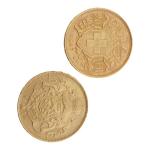 2 PIECES de 20 francs or (belgique 1914, et suisse...