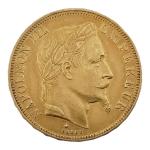 PIECE 50 francs or Napoléon III tête laurée 1867