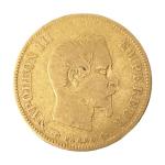 PIECE de 10 francs or Napoléon III tête nue 1857...