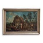 ECOLE FLAMANDE du XVIIIème
Kermesse
Huile sur toile
65 x 100.5 cm (restaurations...