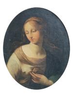 ECOLE FRANCAISE du XVIIIème
Portrait de dame
Huile sur toile ovale
61 x...