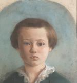 ECOLE FRANCAISE début XXème
Portrait d'enfant
Pastel
35 x 31 cm à vue...
