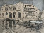 René PINARD (1883-1938)
Alger, le Palais de l'Amirauté, 1929. 
Pastel signé,...