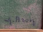 Achille BRON (1867-1949)
Le marais poitevin
Huile sur toile signée en bas...