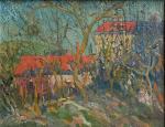 Pierre HODÉ (1889-1942)
Paysage 
Huile sur toile signée en bas à...