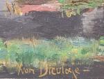 Yvon DIEULAFE (1903-1990)
Bourrine dans le marais vendéen
Huile sur isorel signée...