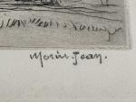 Jean A. Joseph Morin MORIN-JEAN (1877-1940)
Chaumière des marais
Gravure signée et...