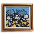 Claude VENARD (1913-1999)
Paysage arboré au champ de blé
Huile sur toile...