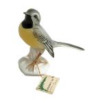 Karl ENS (1802-1865)
Bergeronnette grise
Oiseau en porcelaine à décor polychrome, monogrammé
H.:...