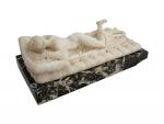 ECOLE ITALIENNE du XIXème
Hermaphrodite
Groupe en marbre blanc, présenté sur une...
