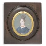 ECOLE FRANCAISE du XIXème
Portrait de dame
Miniature à vue ovale
7.2 x...