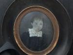 ECOLE FRANCAISE du XIXème
Portrait présumé de Théophil Buinet du Tailly
Miniature...