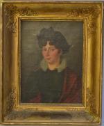 ECOLE FRANCAISE du XIXème
Portrait de dame
Huile sur toile
25 x 19...