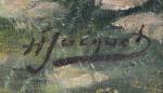 H. JACQUET (XIX-XXème)
Amour préparant son arc
Huile sur toile signée en...