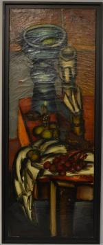 Franz PRIKING (1929-1979)
Nature morte au calice
Huile sur toile signée en...