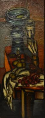 Franz PRIKING (1929-1979)
Nature morte au calice
Huile sur toile signée en...