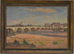 Abel LAUVRAY (1870-1850)
Pont de Tours
Huile sur toile signée en bas...