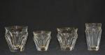 BACCARAT
Service de verres en cristal, modèle Talleyrand, comprenant:
- dix-huit verres...
