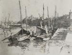 René PINARD (1883-1938)
Le Croisic, le port
Gravure non signée, non justifiée
32.5...