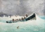H. LE ROCH (fin XIXème)
Le canot de sauvetage dans la...