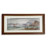 Lennard LEWIS [britannique] (1826-1913)
Scène de pêche près des côtes, 1890.
Aquarelle...