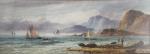 Lennard LEWIS [britannique] (1826-1913)
Scène de pêche près des côtes, 1890.
Aquarelle...