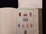 France, collection de timbres neufs sur charnières, période 1975 à...