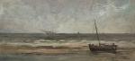 Paul VAN DE VENNE [belge] (1870-1954)
Marine
Paire d'huiles sur panneaux signées...