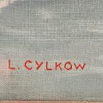 Louis CYLKOW [polonais] (1877-1934)
La plage au pied de la falaise
Huile...