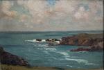 Henri CALLOT (1875-1956)
L'Ile d'Yeu, rade de la Meule
Huile sur panneau...