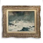 Ernest Pierre GUÉRIN (1887-1952)
Quiberon, l'océan, Bretagne
Aquarelle signée, située et titrée...