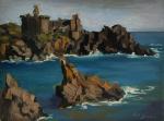 Adolphe Louis GAUSSEN (1871-1954)
L'Ile d'Yeu, le vieux château vu depuis...
