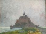 Paul DE FRICK (1864-1935)
Le Mont Saint Michel, levée de brume
Huile...
