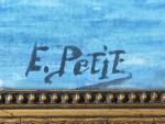 E. PETIT (XXème)
Dinard, la cale
Aquarelle signée en bas à droite,...