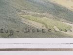 Eugène DELECLUSE (1882-1972)
Bord de mer
Aquarelle signée en bas à gauche
34...