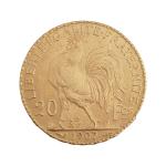 PIECE 20 francs or 1907