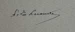 Paul Emile LECOMTE (1877-1950)
Côte rocheuse
Dessin signé en bas à gauche
25.7...