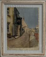 Paul Emile LECOMTE (1877-1950)
Ruelle de la falaise
Aquarelle signée en bas...
