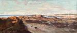 Isidore MURIQUE (1851-1941)
L'Ile d'Yeu, la côte sauvage, 1907. 
Huile sur...
