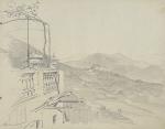 Paul Emile LECOMTE (1877-1950)
La terrasse
Dessin signé en bas à gauche
21.5...