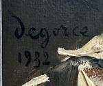 Georges-Léo DEGORCE (1894-1943)
Portrait d'enfant, 1932. 
Huile sur toile signée et...