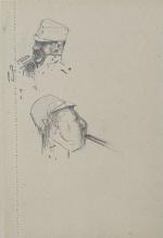 Paul Emile LECOMTE (1877-1950)
Etude de visages
Dessin
14.2 x 9.8 cm (petites...