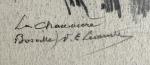 Paul Emile LECOMTE (1877-1950)
Bosville, la chaumière
Dessin signé, situé et titré...