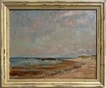 Paul Emile LECOMTE (1877-1950)
L'Ile d'Yeu, personnages sur la plage
Huile sur...
