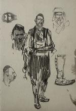 Paul Emile LECOMTE (1877-1950)
Etude de personnages
Dessin
14.8 x 10.3 cm