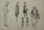 Paul Emile LECOMTE (1877-1950)
Etude de personnages
Dessin
10.2 x 14.8 cm
