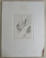 Paul Emile LECOMTE (1877-1950)
Dans l'escalier
Dessin
15 x 10.5 cm