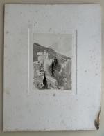 Paul Emile LECOMTE (1877-1950)
Le château
Dessin et lavis
15 x 10.5 cm